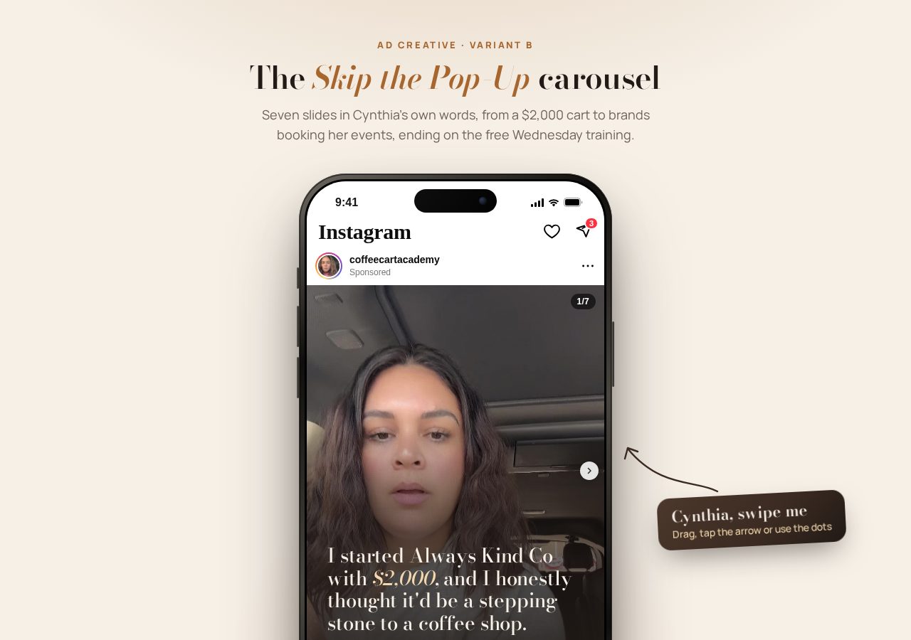 Carousel preview